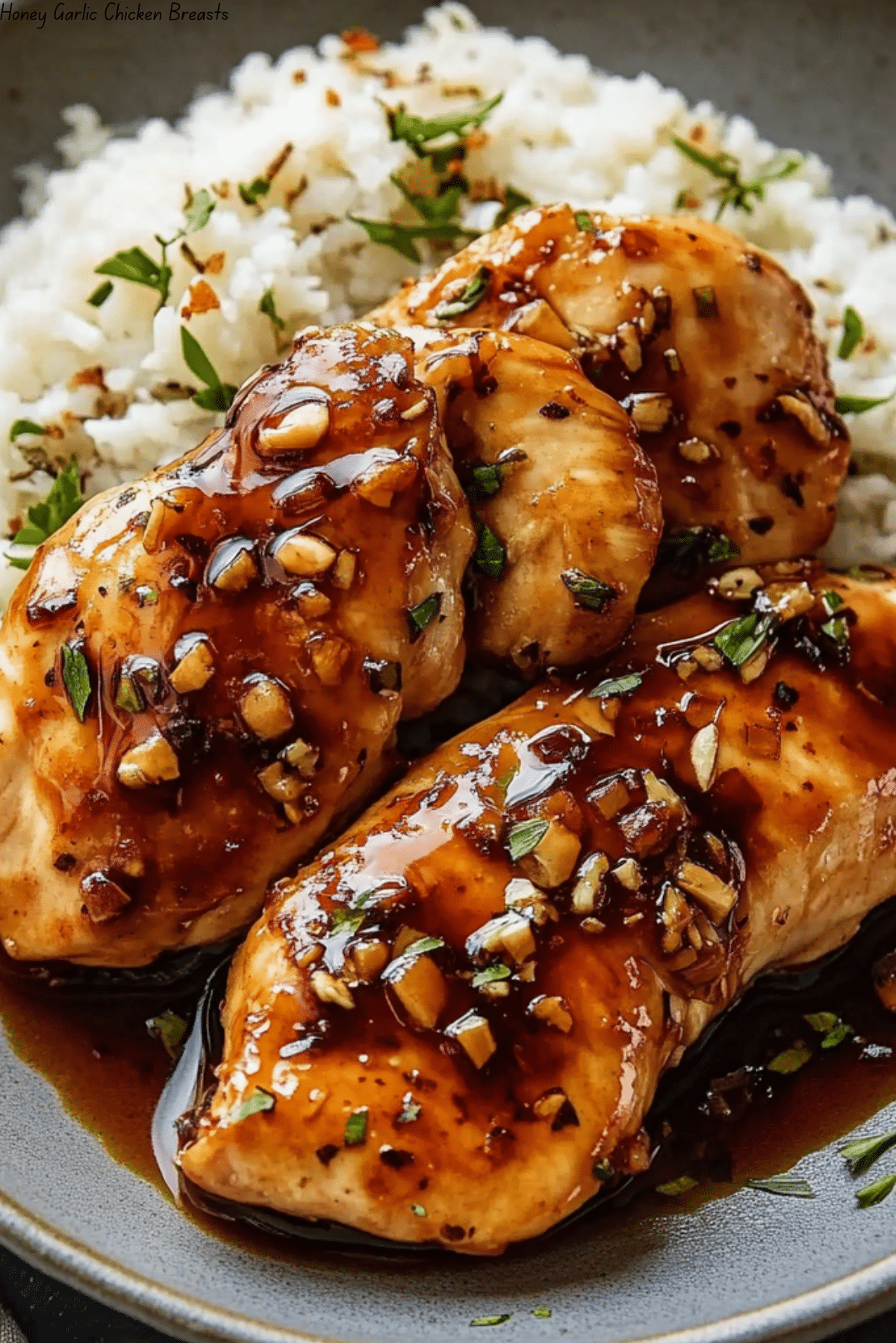 Honey Garlic Chicken Breasts | JustWorthi