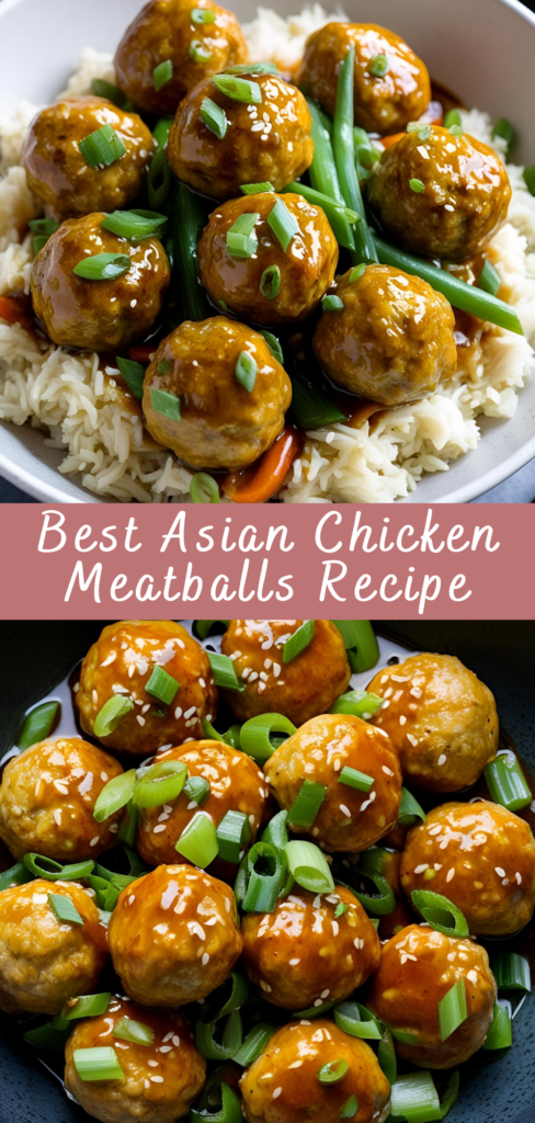 Best Asian Chicken Meatballs Recipe