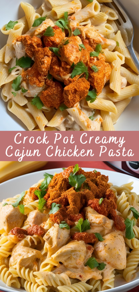 Crock Pot Creamy Cajun Chicken Pasta Recipe