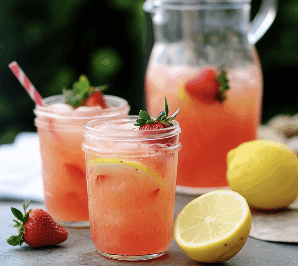 Easy Strawberry Lemonade Recipe - Clara quick dinners