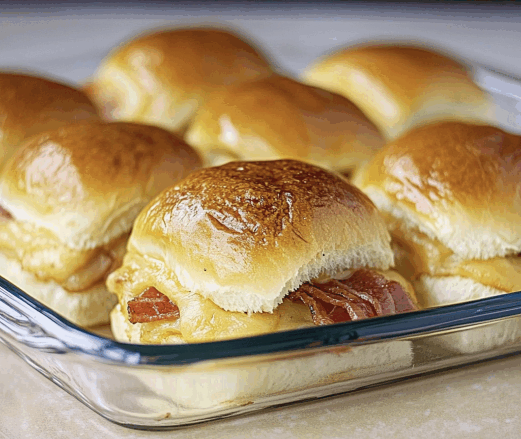 Easy Turkey Bacon Ranch Sliders