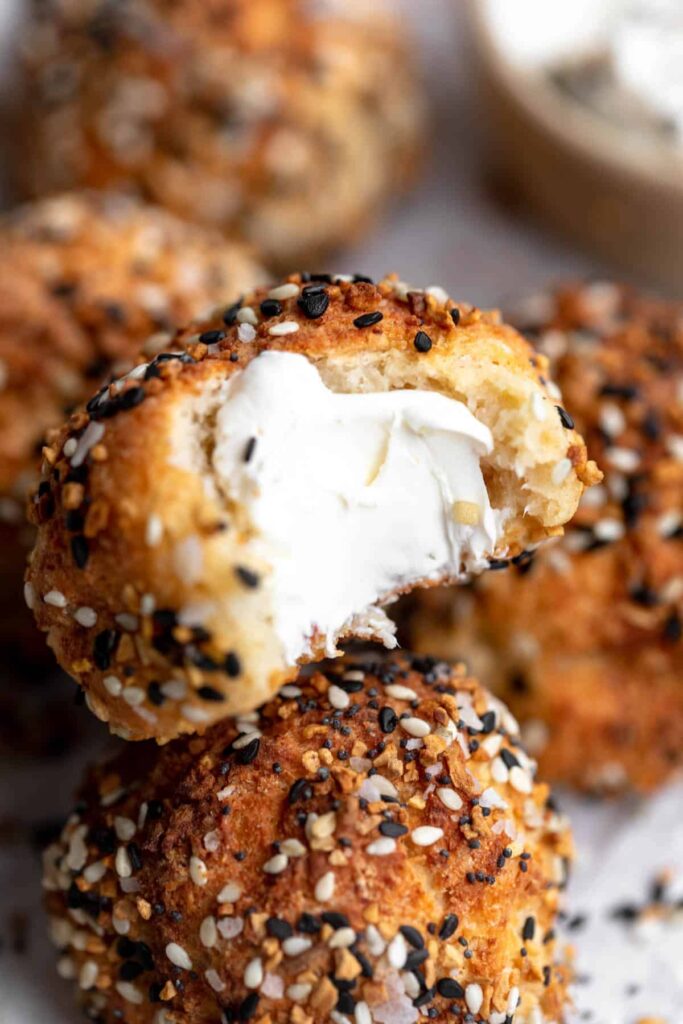 Gluten Free Everything Bagel Bites