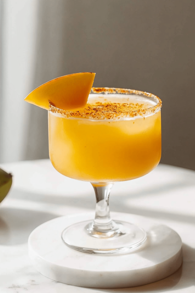 Hot Honey Spicy Mango Margarita