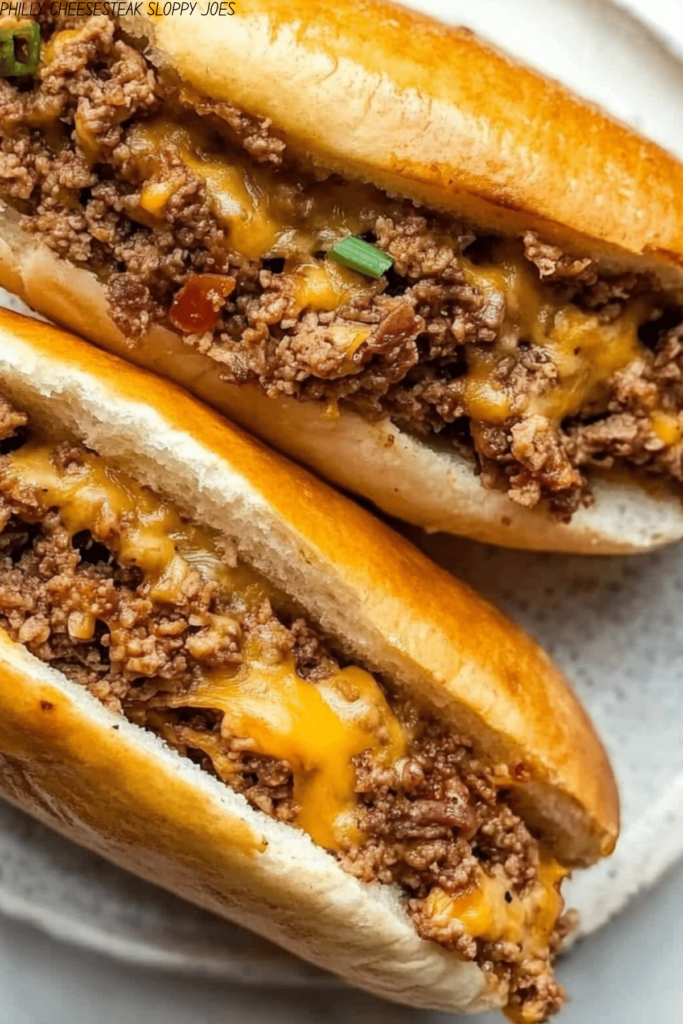 PHILLY CHEESESTEAK SLOPPY JOES | JustWorthi