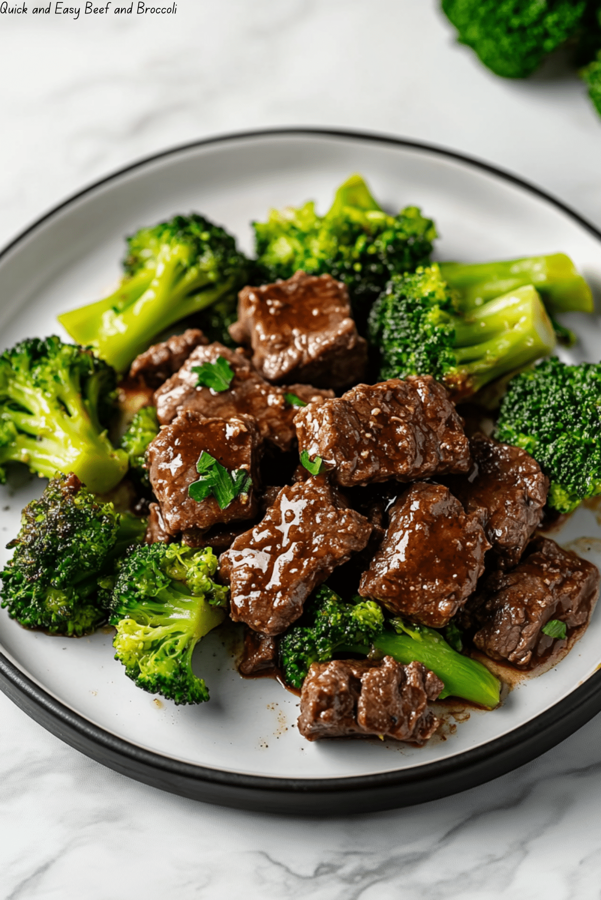 Quick and Easy Beef and Broccoli
