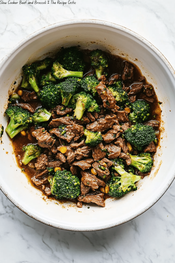 Slow Cooker Beef and Broccoli: A Delicious and Easy Recipe by The Recipe Critic