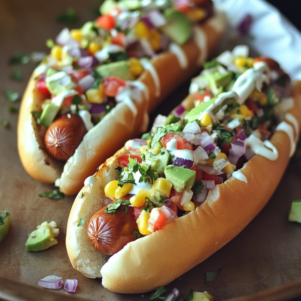 Tex-Mex Hot Dogs - Clara quick dinners