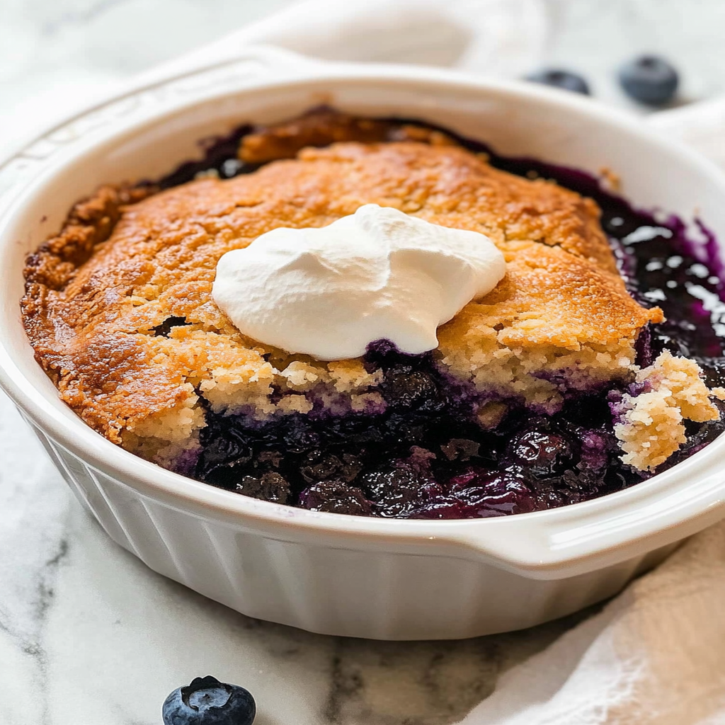 Texas-Style Blueberry Cobbler
