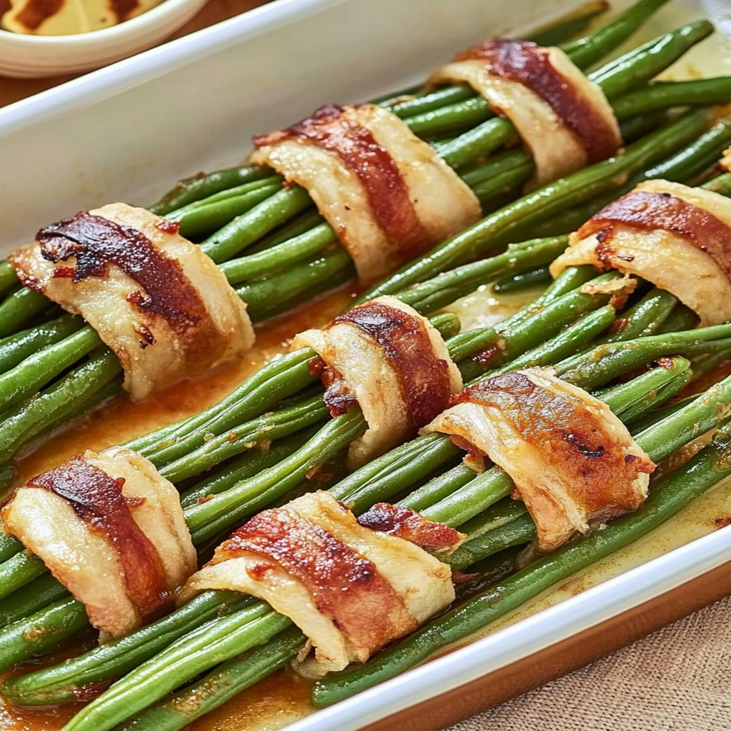 Turkey Wrapped Green Beans